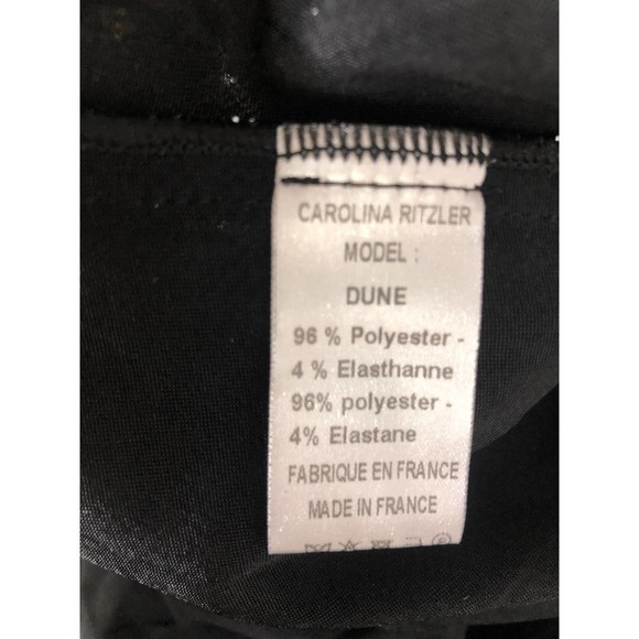 Carolina Ritzler Mae Jumpsuit Shimmer Sleeveless Silver M - Picture 10 of 13